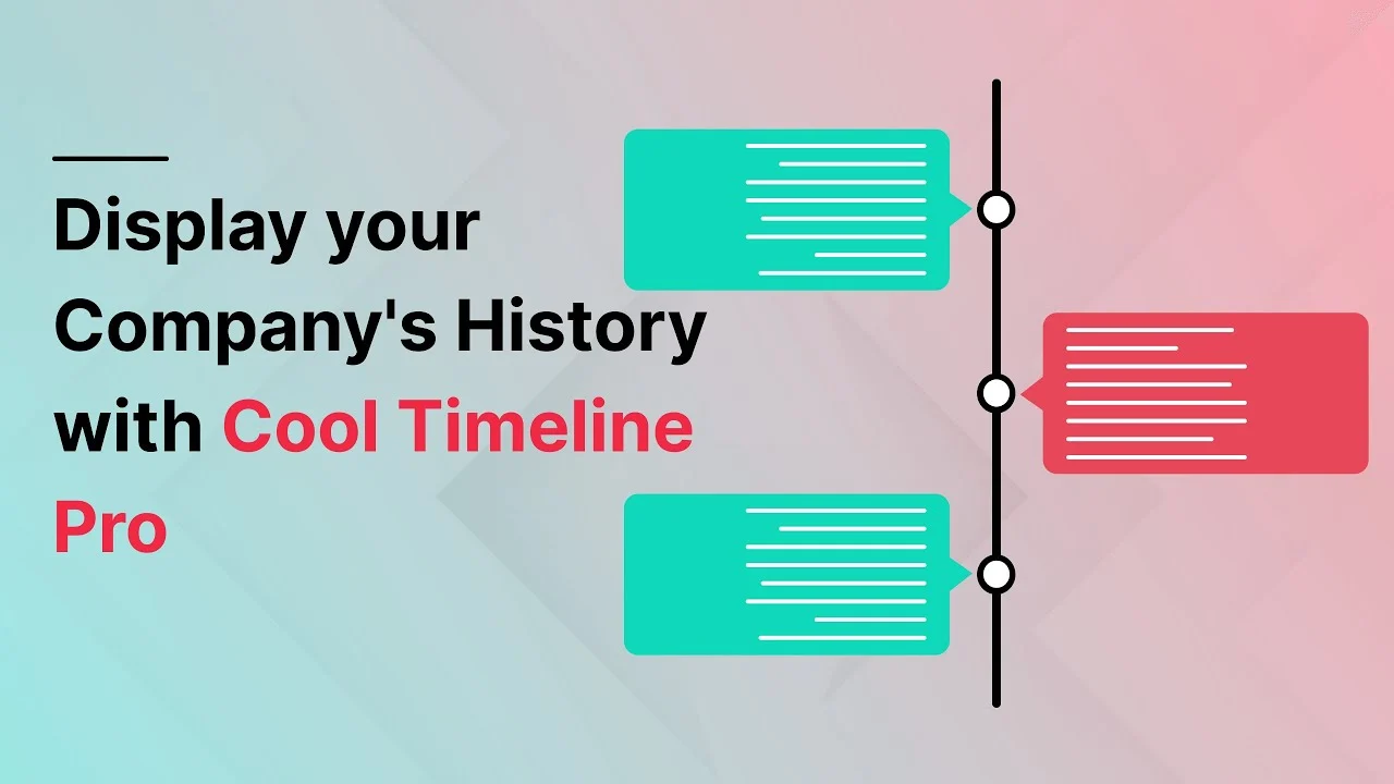 cool timeline pro banner