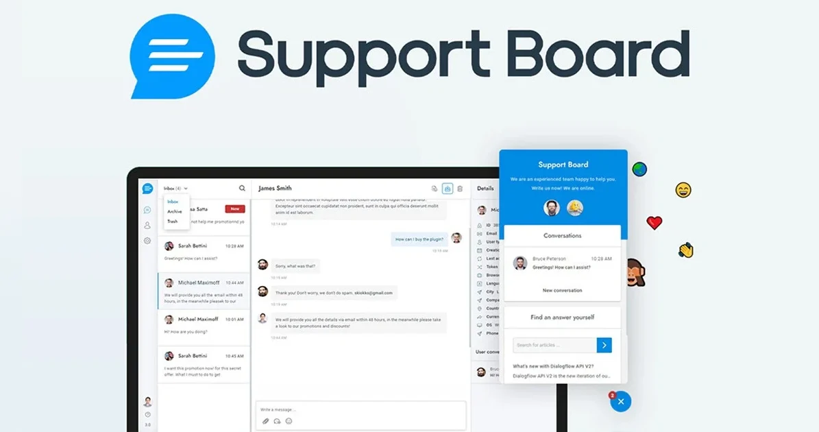 Support Board banner