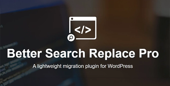 Better Search Replace Pro banner