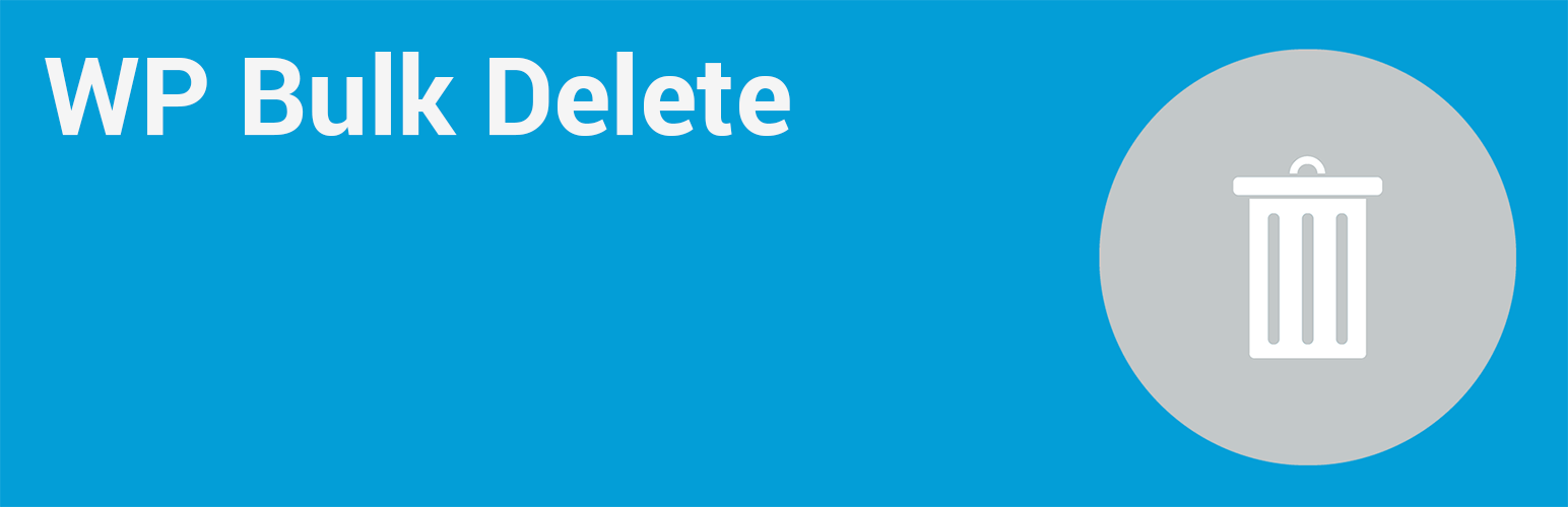 WP Bulk Delete banner