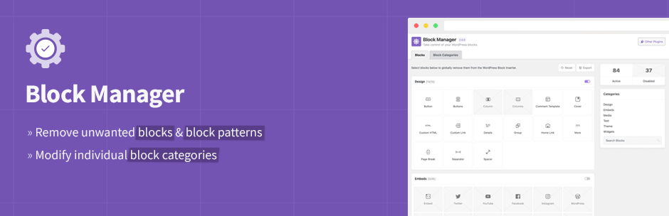 block manager plugin banner